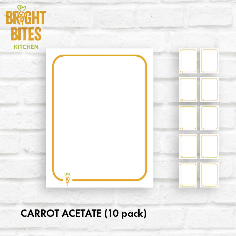 Carrot Acetate (Set of 10)