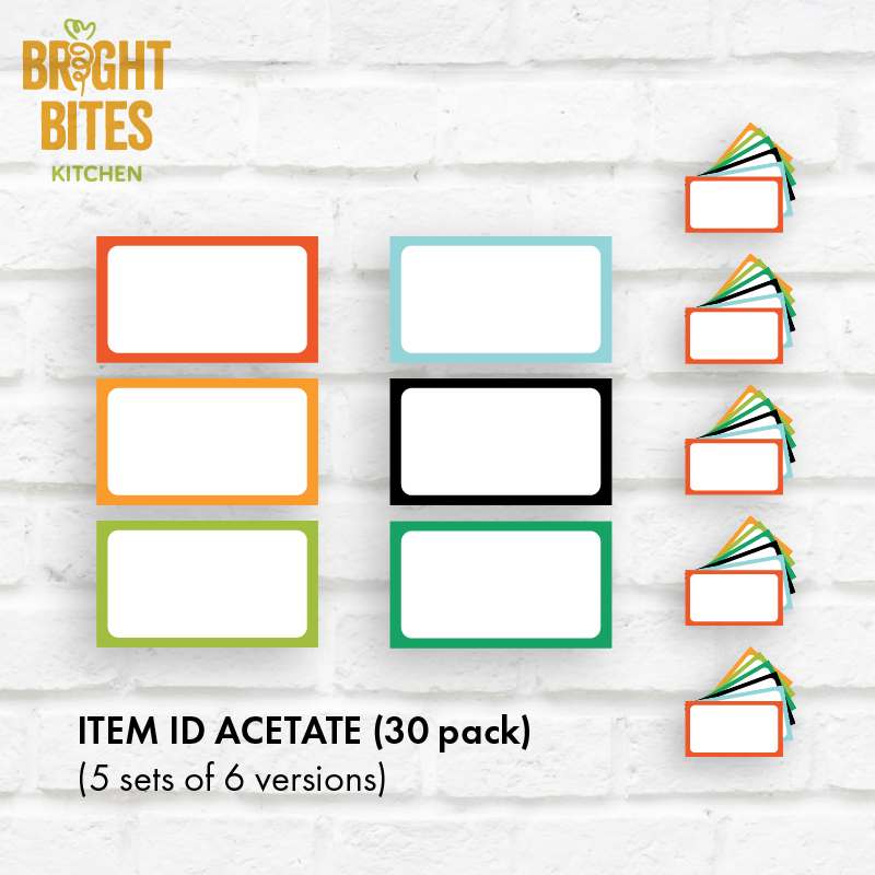 Item ID Acetate (Set of 30)