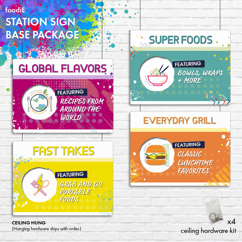 Station ID - Base package (Set of 4)