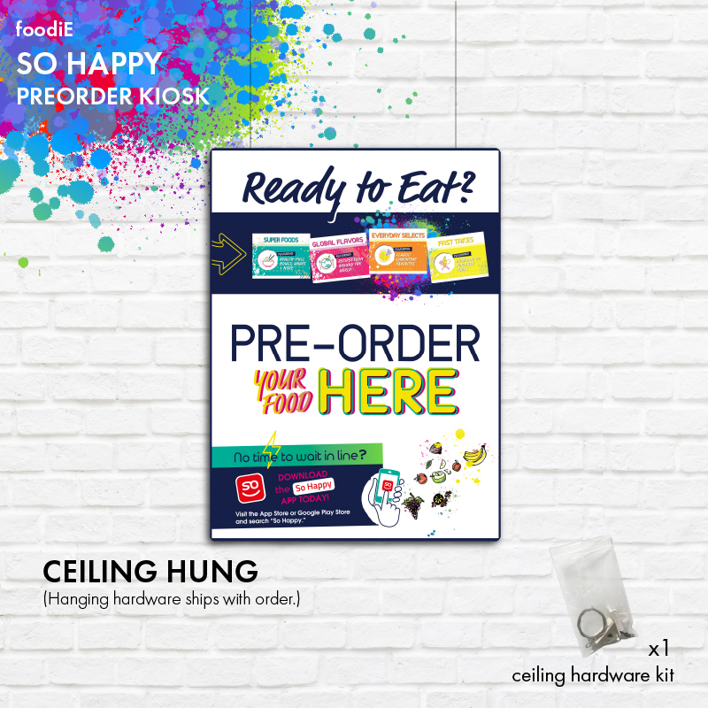 So Happy Preorder Kiosk - Single Sided